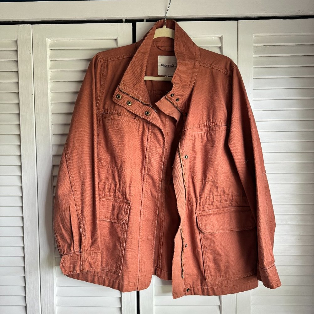 Madewell Utility Jacket in Dusty Rose
